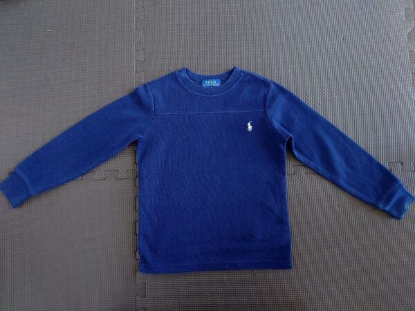 ラルフローレン RALPH LAUREN ロンT キッズ 長袖 4 110 ワッフル サーマル Tシャツ
