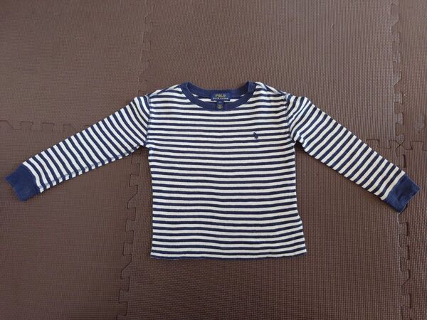Ralph Lauren ワッフル サーマル 4T 110 長袖 Tシャツ ラルフローレン ロンT キッズ 子供服