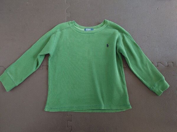 ラルフローレン Tシャツ ロンT 長袖 ワッフル 110 キッズ 子供服POLO RALPH Lauren