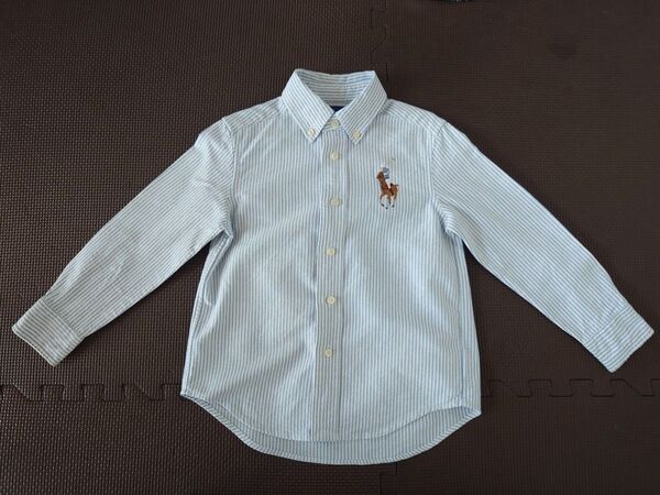 ラルフローレン RALPH LAUREN 長袖 ボタンダウン シャツ 4T 110キッズ 子供服