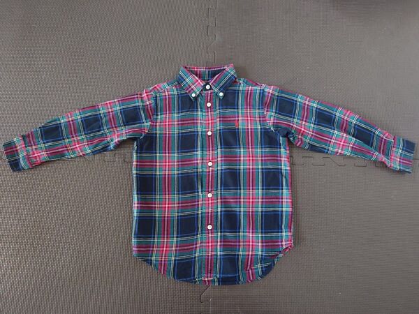 ラルフローレン Ralph Lauren ボタンダウン 長袖 シャツ 4T 110 キッズ 子供服