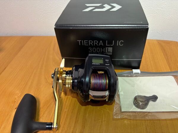 オーバーホール済み ティエラLJ IC 300HL TIERRA ダイワ ベイトリール DAIWA フォールレバー付き SLP