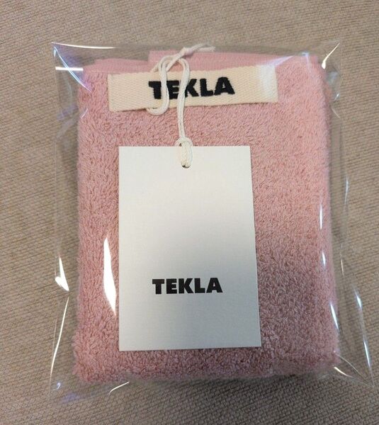 TEKLA(テクラ)オーガニックコットンウォッシュクロスタオル シェーディットピンク