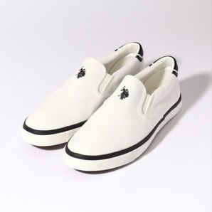 スリッポン U.S. POLO ASSN ポロアッスン キャンバス スニーカー