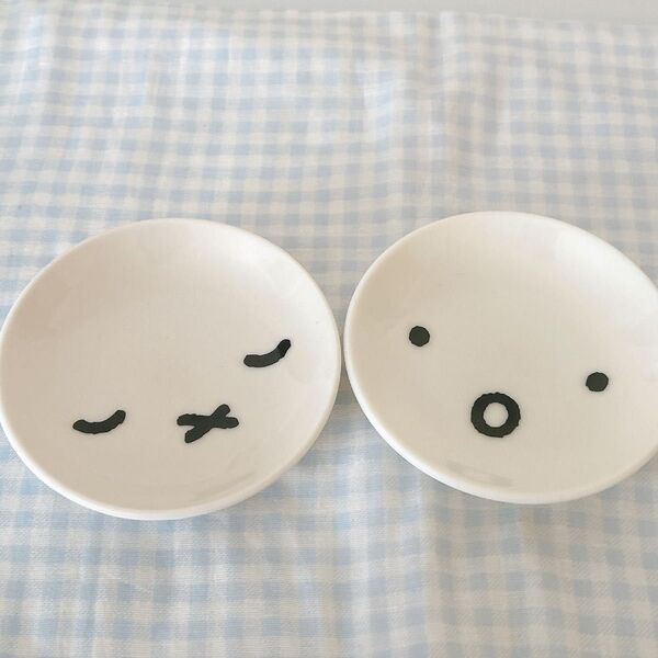 miffy ミッフィー シンプルフェイス ミニプレート 豆皿 醤油皿 小皿 10.5cm