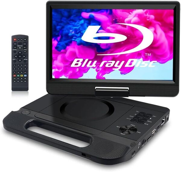 FANGOR ポータブルブルーレイプレーヤー 12.5型 10.1インチ 電源対応
