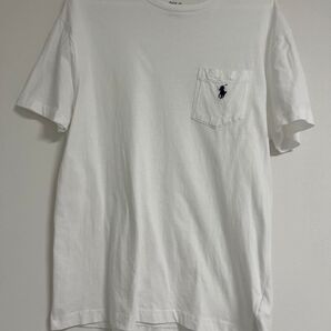Tシャツ 半袖 ホワイト 白 胸ポケット ポケットTシャツ ポケット ラルフローレン