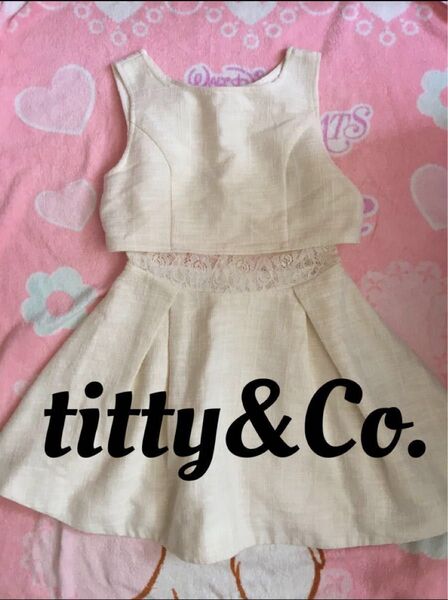 titty&Co. ティティアンドコー ツイードワンピース