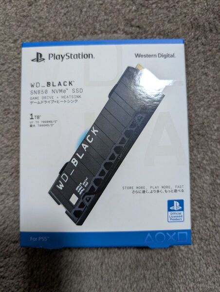Western Digital WD Black SN850(1TB) M.2 NVMe Gen4 SSD PS5向け