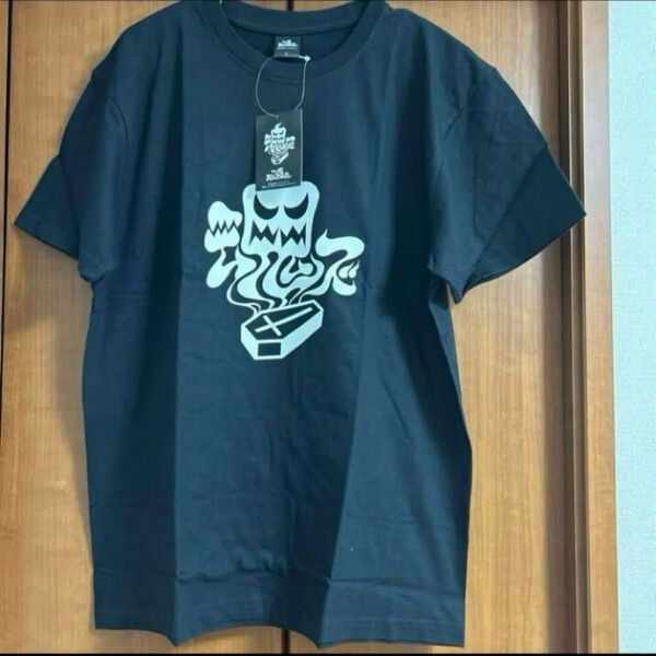 新品 一度死んでみたtシャツ Lサイズ 黒色 劇中バンド『魂ズ』 半袖 ブラック Tシャツ プリント 半袖Tシャツ 黒 L