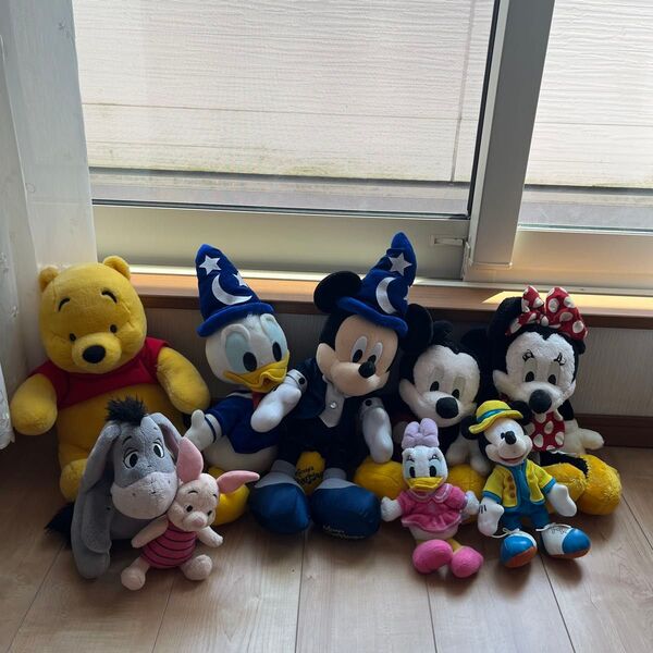 東京ディズニーリゾート ディズニー ぬいぐるみ 9個 ミッキー ミニー プーさん他
