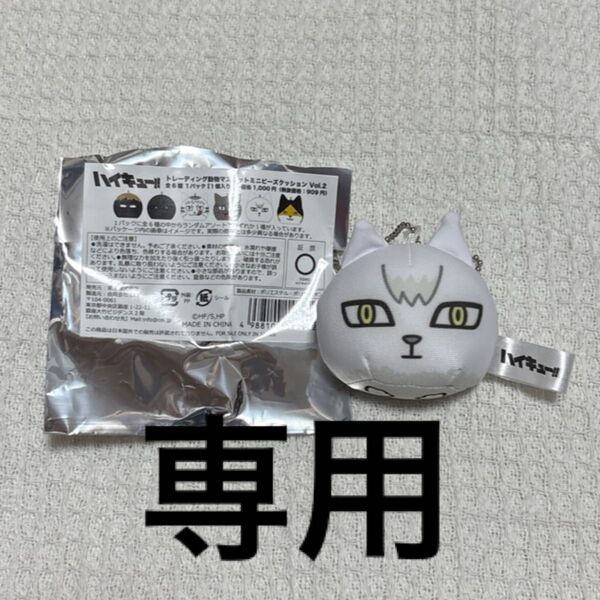 ハイキュー 動物マスコットミニビーズクッション Vol.2 北信介