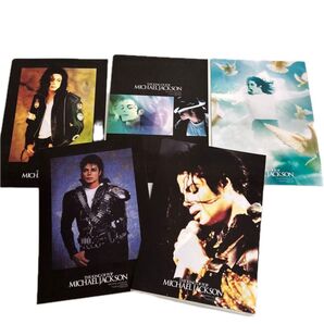 マイケルジャクソン クリアファイル 5枚セット Michael Jackson