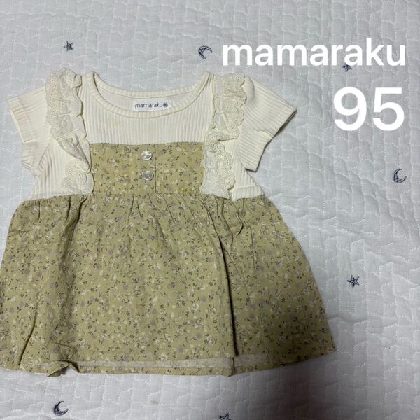 バースデイ ママラク 花柄 トップス 95
