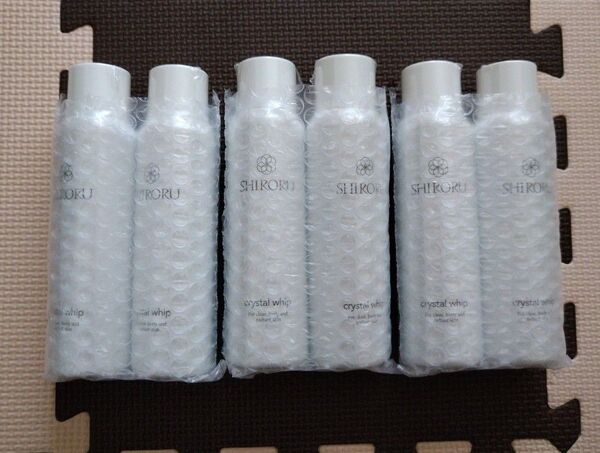 【新品未使用】SHIRORU シロルクリスタルホイップ 120g×6本