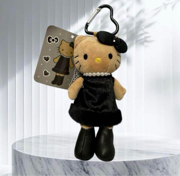 GOGOギャル スタイルアップマスコット日焼け足長 黒ハローキティ キティちゃん