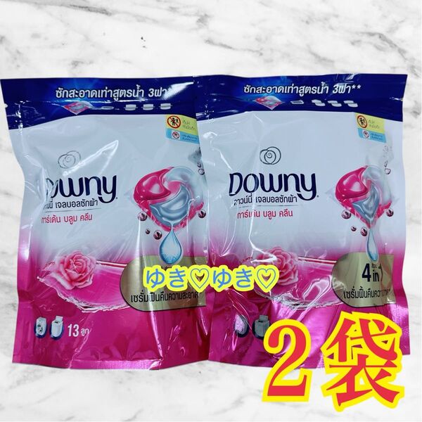 ダウニー ジェルボール 洗濯用洗剤 13個入り つめかえ用〈ピンク〉