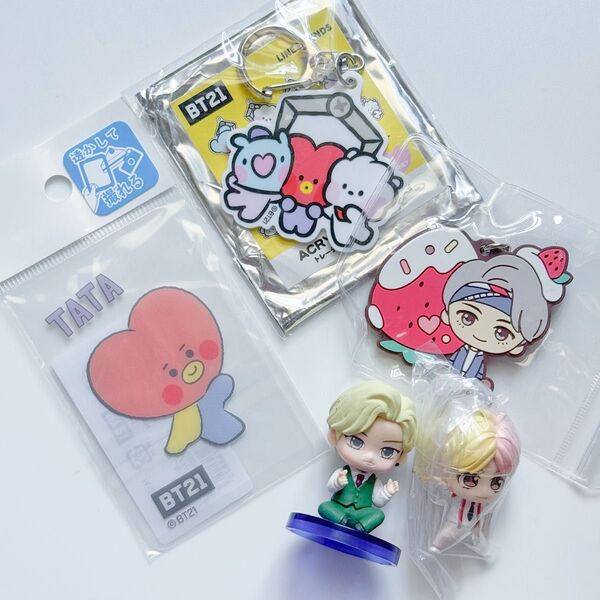 新品 BTS BT21 タイニータン TATA V テテ 送料無料 LINEフレンズ 防弾少年団