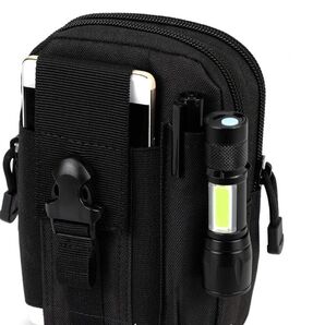 多機能ポーチ ベルトポーチ スマホ 収納 マルチケース ベルト通し 撥水加工