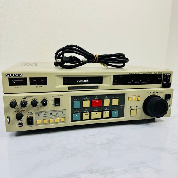 SONY ソニー EVO-9850 業務用 Hi8 ビデオカセットレコーダー 8ミリ ビデオデッキ
