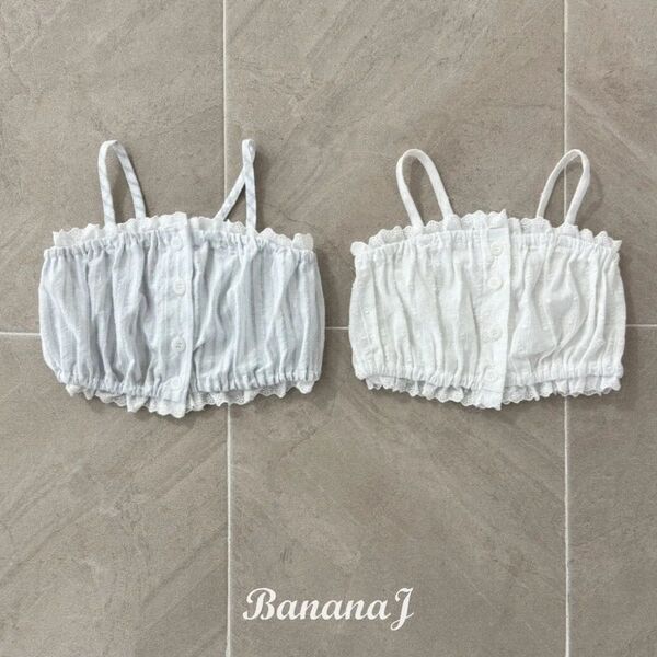 bananaj milk blouse ブラウス キャミソール 90-100