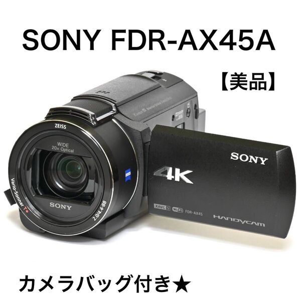 SONY FDR-AX45A HANDY CAM デジタル 4K 2023年製