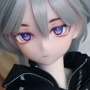 男の子 カスタムヘッド セミホワイト肌 ソフビ盛り 1/4ドール imomodoll ddにも zaz