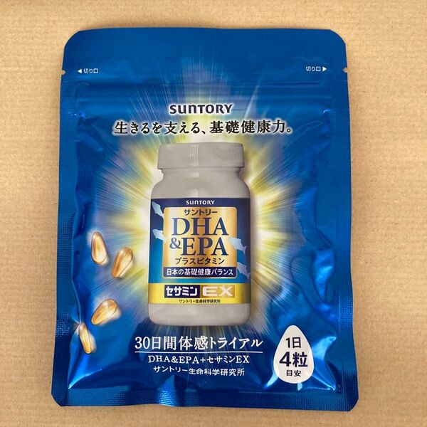 サントリーDHA&EPA+セサミンEX 30日分 賞味期限 2027年3月