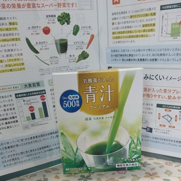 乳酸菌が入った青汁プレミアム 15本入り
