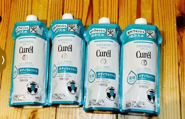 キュレルボディウオッシュ詰替用340ml 4本セット