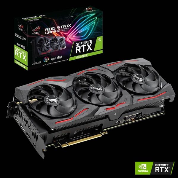 【美品・動作確認済】ASUS ROG STRIX RTX 2080 Super グラフィックスボード
