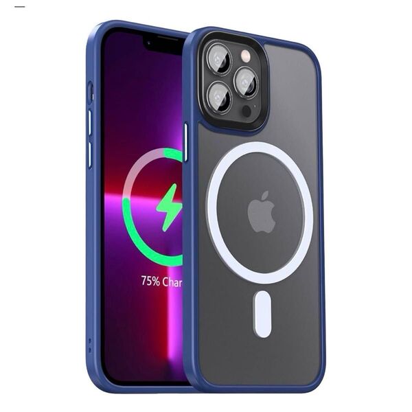 BENKS iPhone13 ProMax 用 ケース MagSafe対応 マグネット搭載 半透明 耐衝撃 マット