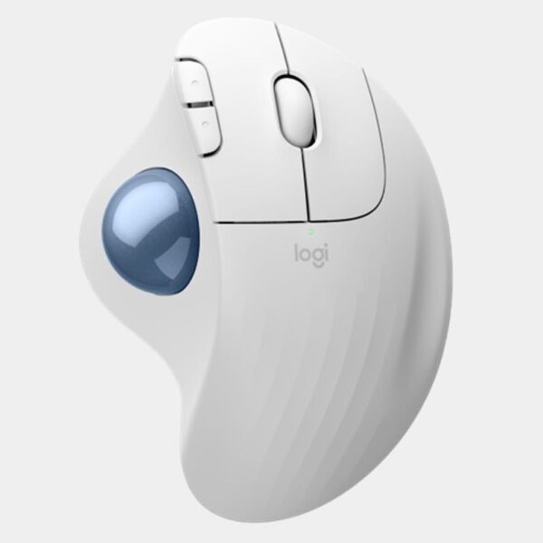 ロジクール ワイヤレスマウス トラックボール 無線 M575OW Bluetooth Unifying オフホワイト