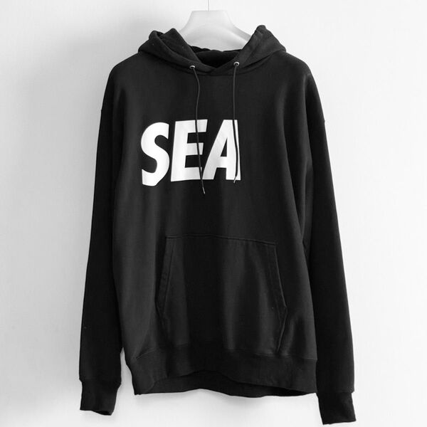 WIND AND SEA ウインダンシー WDS-SEA-21A-01 21AW SEA HOODIE パーカー ブラック