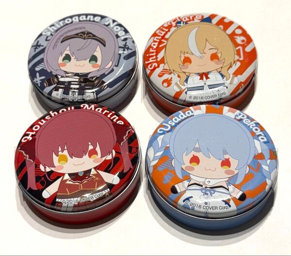 新品未開封 ホロライブ キャンディ缶 3期生 兎田ぺこら 宝鐘マリン 宝鐘マリン 白銀ノエル 全種 コンプリート