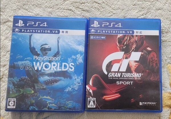 PlayStation VR WORLDS PS4&グランツーリスモ SPORT PS4セット