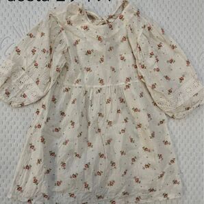 aosta Lサイズ 小花柄ワンピース