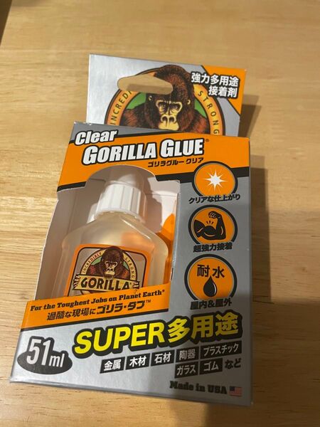 Clear Gorilla Glue 51ml 多用途接着剤 ゴリラ 呉工業