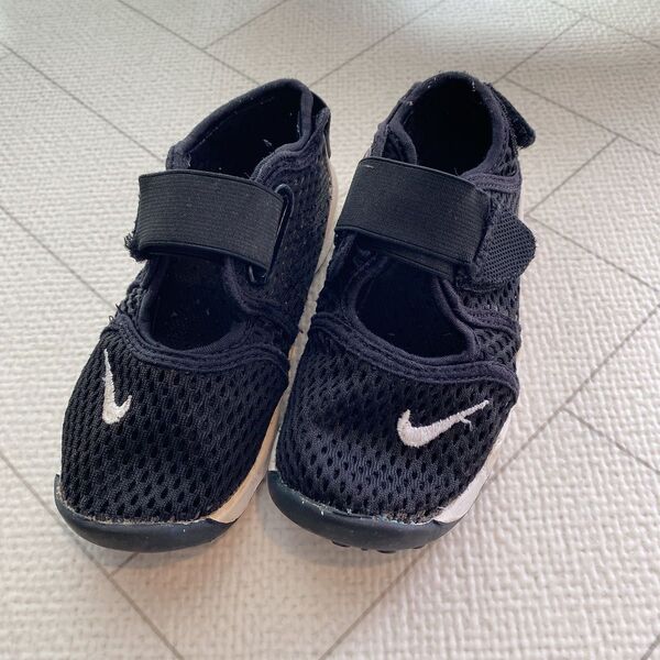 サンダル ナイキ NIKE エアリフト キッズ ブラック 15 cm メッシュ