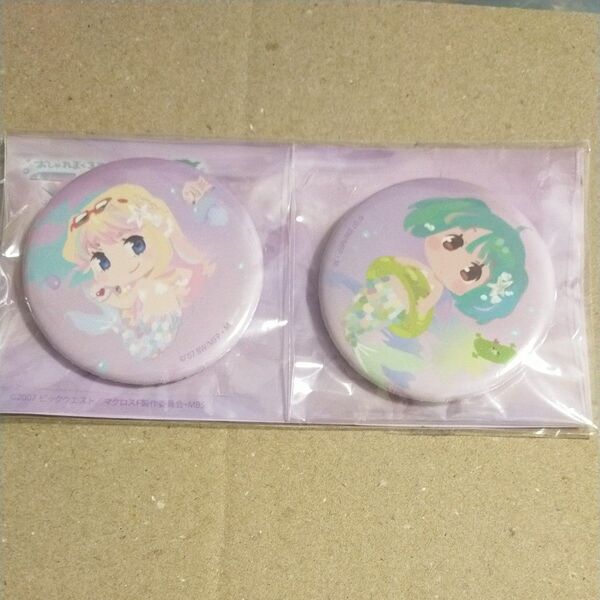 マクロスF マーメイド シェリル ランカ 缶バッジ