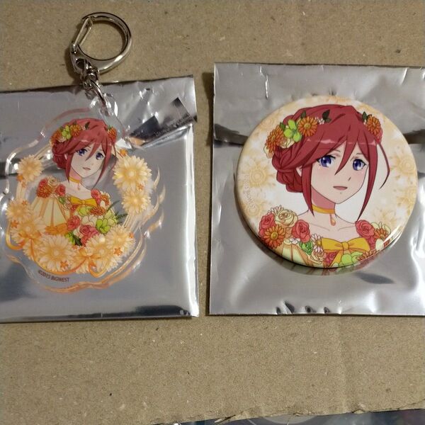 マクロスΔ HANA・BIYORI 等身カナメ 缶バッジ アクキーセット