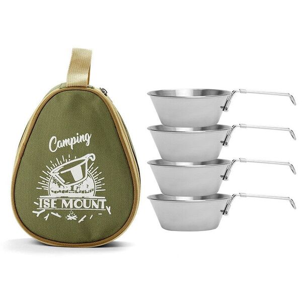 シェラカップ セット クッカー ステンレス アウトドア食器 登山 アウトドア クッカー キャンプ 調理器具 鍋