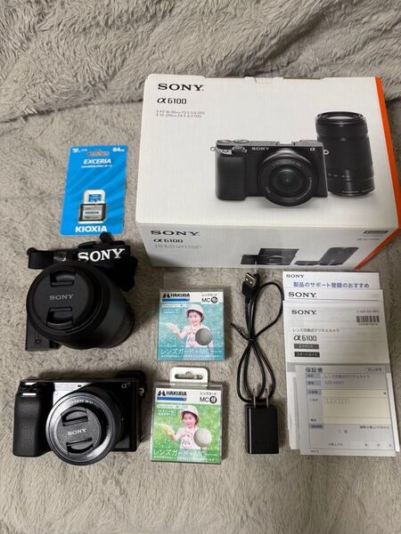 SONY α6100 ILCE-6100 ダブルレンズキット