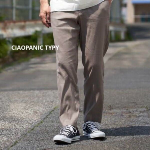 CIAOPANIC TYPY 麻レーヨン ストレッチ イージーパンツ L