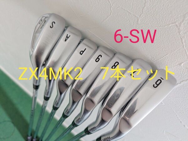 最終価格【6/29まで】」スリクソン ZX4MK2 アイアンセット 6-S 7本