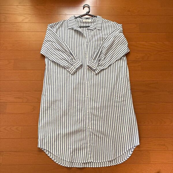 chocol raffine robe ストライプ シャツワンピース