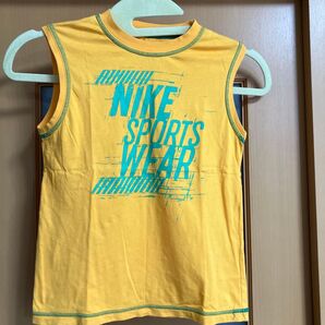NIKE ノースリーブ 130 イエロー
