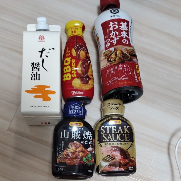 食品調味料いろいろ