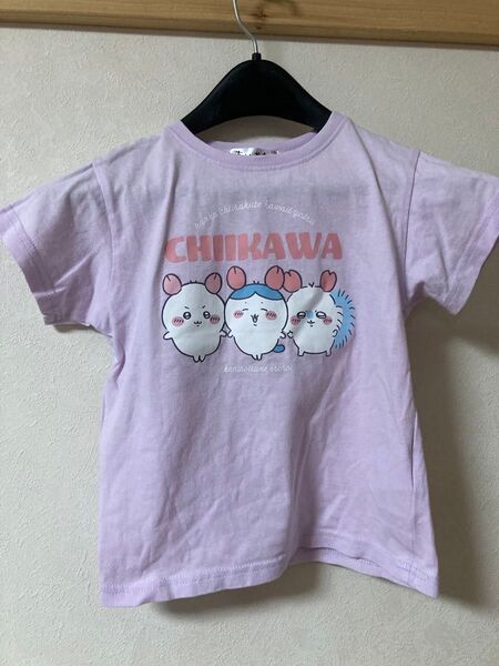 ちいかわ半袖Tシャツ色 パープル120