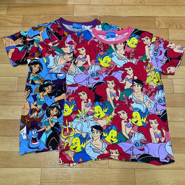 ディズニーリゾート キッズ150 Tシャツ リトルマーメイド アラジン セット